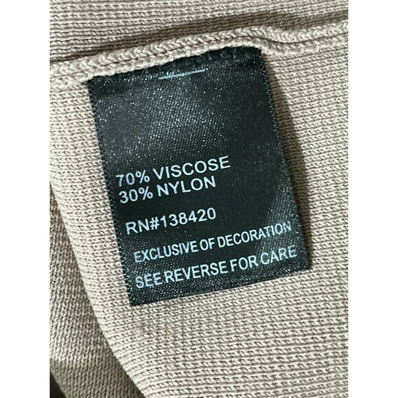 Carlisle Mocha Knit Applique Dress Medium NWT - Picture 6 of 6